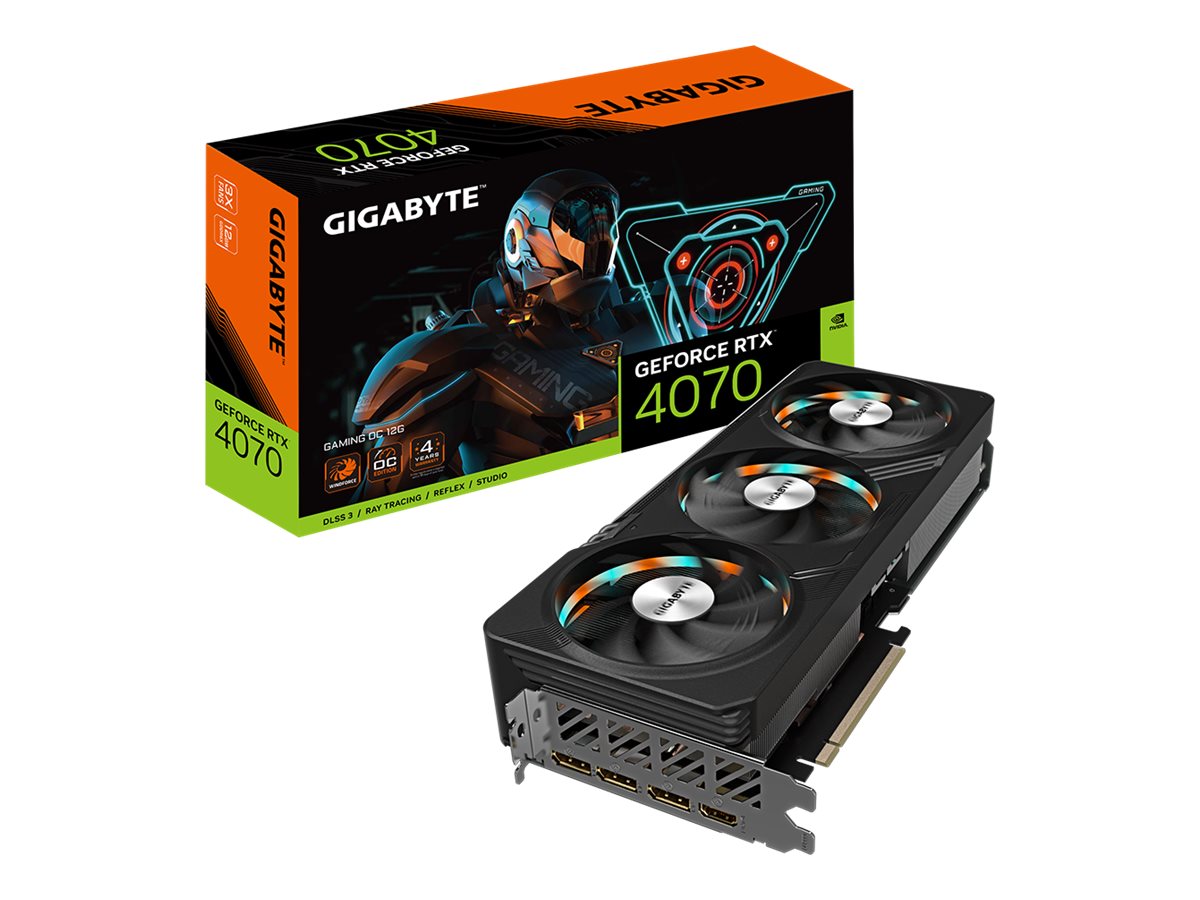 【美品】AX-GAMING GeForce RTX4070 X3W OC12GB Gigabyte GeForce RTX 4070 GAMING OC 12G - Graphics card - GeForce