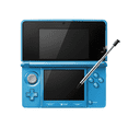 thumbnail image 3 of Nintendo 3DS Handheld Game Console Light Blue Bundle with Carrying Case & 16GB SD Card (Refurbished), 3 of 5