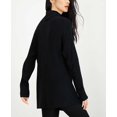thumbnail image 2 of bar III Womens Zipper Tunic Sweater, Black, Small, 2 of 5