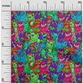 thumbnail image 1 of oneOone Velvet Multicolor Fabric Cat Fabric For Sewing Printed Craft Fabric By The Yard 58 Inch Wide, 1 of 5