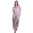 thumbnail image 1 of Moomaya Ensembles de Détente pour Femmes à Manches Longues, Pyjama à Col Cranté Boutonné, 1 of 6