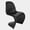 Black, variant on Sara Chair (Matte Finish) in Black