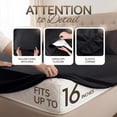 thumbnail image 5 of Beddora Ensemble de Draps Format Grand en Noir – 4 Pcs en Microfibre, Ultra Doux, Poche Profonde, Résistant aux Plis, Entretien Facile, Adulte, 5 of 5