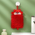 thumbnail image 1 of TIMIFIS Bath Towels Hand Towel Hangable Absorbent Towel Household Kitchen Bathroom Rag Handkerchiefs Hand Wipes, 1 of 3