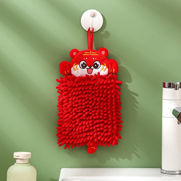 TIMIFIS Bath Towels Hand Towel Hangable Absorbent Towel Household Kitchen Bathroom Rag Handkerchiefs Hand Wipes