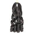 thumbnail image 1 of Wig Large Curl Wig Big Wave Braid Wig Hair Receiving Bundle Double Extensions, wig for Women, 1 of 2