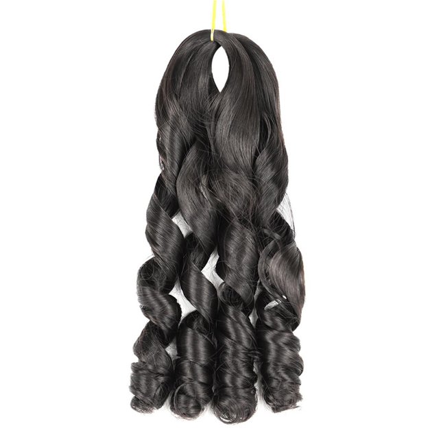 Wig Large Curl Wig Big Wave Braid Wig Hair Receiving Bundle Double Extensions, wig for Women
