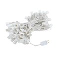 thumbnail image 3 of Novelty Lights 100' C9 Blue Incandescent Christmas String Light Set, Outdoor Christmas Light String, Christmas Bulbs, Roofline Light String, Outdoor String Lights, White Wire, 3 of 6