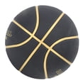 thumbnail image 1 of Basketball Noir, Résistance à l'Usure Grandes Particules Entraînement Basketball Résistant à la Sueur Caoutchouc Basketball Extérieur Adolescent Caoutchouc, 1 of 7