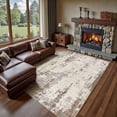 thumbnail image 1 of x Area Rug Living Room Rugs Washable Neutral Modern Abstract Soft Thin Large Rug Indoor Floor No Slip Rug Carpet for Bedroom Under Dining Table Home Office Decor Grey, 1 of 9