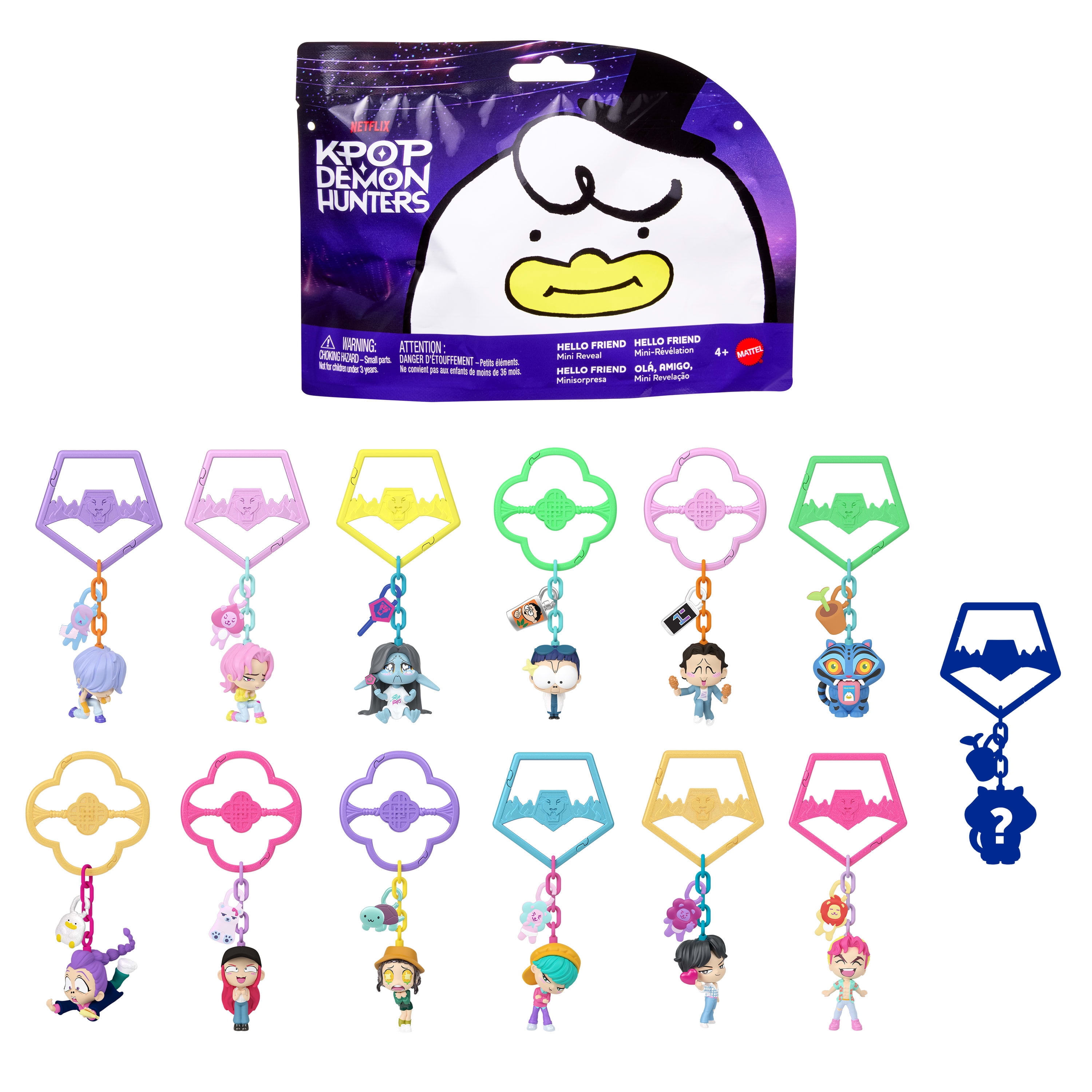 KPop Demon Hunters, mini-figurines de collection en porte-clés, HUNTR/X, Saja Boys, Derpy, Sussie et accessoires