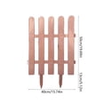 thumbnail image 3 of Birdeem Plastic Garden Fence,Picket Fence Edging for Lawns,Easy Install Decorative Border,19.7In Height,Flowerbeds and Yard Protection, 3 of 9