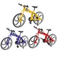 thumbnail image 5 of 1/8 Alloy Mountain Bike Model Simulation Sliding Steering Mtb Bicycle Toys For Children Gifts Collection blue, 5 of 5