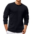 thumbnail image 1 of Jalioing Men's Crew Neck Sweaters Casual Basic Long Sleeve Pullover Sweater Fall Winter Solid Color Knit Shirts, 1 of 5
