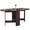 Distressed Brown, variant on HOMCOM Foldable Dining Table, Oval Drop Leaf Table for Kitchen, Dining Room