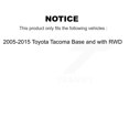 thumbnail image 2 of TMC Rear Suspension Shock Absorbers Pair for Car 2005-2015 Toyota Tacoma Base with RWD - Left Right Side (Driver Passenger) K78-100384, 2 of 2
