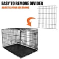 thumbnail image 3 of Vibrant Life Double-Door Metal Wire Dog Crate with Divider,48 in, 3 of 7