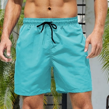 TopLLC Mens Shorts, Men Shorts Men's Summer Swim Trunks Quick Dry Surf Boardshorts Bathing Suit With Mesh Lining Beach Shorts