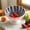 Bleu Foncé, variante sur Seyotauo Assiettes à Dessert en Céramique, Assiette de Dîner Fruits Mignonne, Panier à Fruits Peint à la Main Assiette Haute Plateau Debout en Céramique Plat Haut en Céramique pour Fruits Thé Gâteau Dessert Noix Bol à Fruits Décoratif