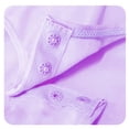 thumbnail image 4 of AherBiu Baby Girl Clothes Rompers Skirt Jumpsuits Solid Color Shorts Rompers Long Sleeve Stretch Ballet Dance Bodysuit Performance Costume, 4 of 5
