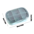 thumbnail image 3 of Portable Medicine Organizer Pill Case | Travel Pill Container with Compartments | Moisture-Proof Medication Storage for Pills and Vitamins | Compact Drug Holder for Home, Office, or On-The-Go Use, 3 of 6