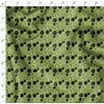 thumbnail image 4 of Soimoi Green Cotton Duck Fabric Dots & Circle Geometric Decor Fabric Printed Yard 56 Inch Wide, 4 of 5
