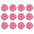 thumbnail image 1 of Unique Bargains 12 Pcs Wicker Rattan Balls Decorative Balls 1.2Inch for Vase Fillers ,Wedding ,Party ,Pink, 1 of 5
