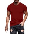 thumbnail image 1 of Vente de Chemises pour Hommes en Liquidation! T-Shirt pour Homme à Manches Courtes, Col Rond, T-Shirt Décontracté d'Été Classique Basique, Tee-Shirts, 1 of 6
