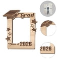thumbnail image 2 of Kjfeif Class of 2026 Graduation Photo Frame Graduation Themed Display Stand with Cap and Diploma Design Natural Wood Finish for Kindergarten Preschool High School Gift, 2 of 6