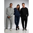 thumbnail image 3 of Fruit Of The Loom Mens Eversoft Fleece Extended Sizes Elastic Bottom Sweatpants,, 3 of 6