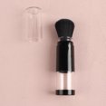 thumbnail image 2 of EDHITNR Clearance Retractable Blush Brush With Refillable Powder Jar For Color Highlight Contours Blush Powder Cosmetics Black and Friday Deals 90% off, 2 of 2