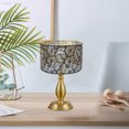 thumbnail image 4 of CRAFTHROU Hollow Lampshade for Living Room in Gold Iron Designed for 1 Set, 4 of 6