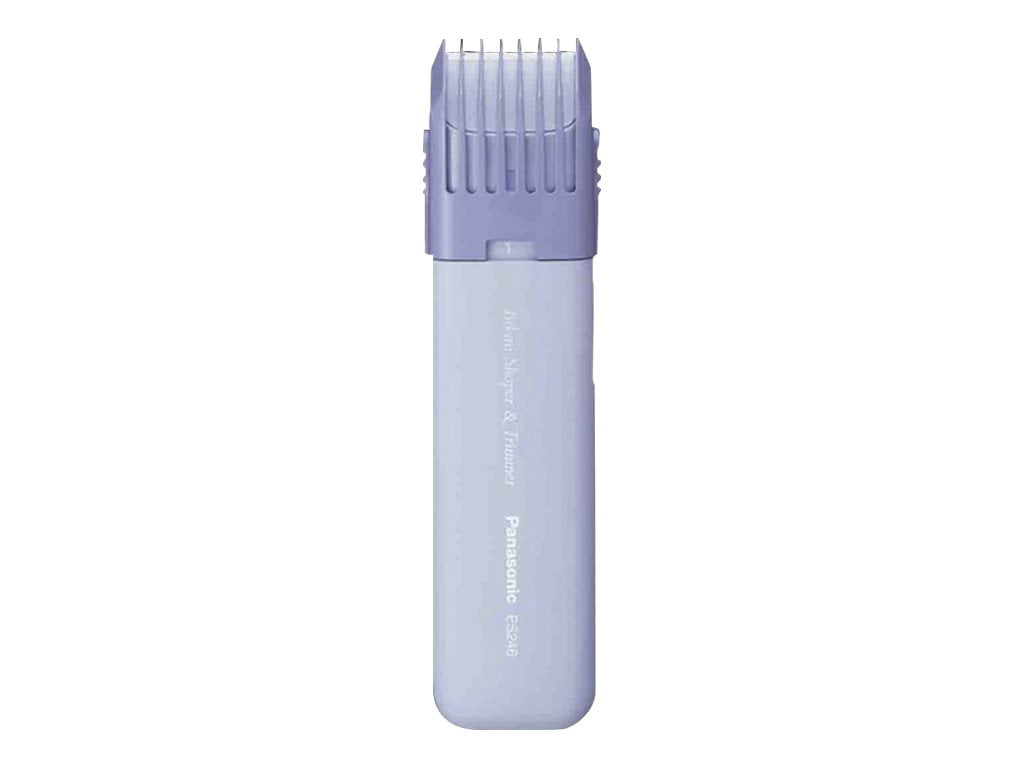 Panasonic Bikini Shaper and Trimmer for Women ES246AC, Compact, Portable Design with Adjustable Trim Settings, Battery Operated White