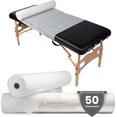 thumbnail image 1 of 100 ( 2 Rouleaux ) Draps Jetables pour Table de Massage – Drap de Lit Non Tissé Résistant à l'Eau, 1 of 5