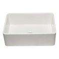 thumbnail image 1 of ALFI Brand AB3020SB-W Évier de Cuisine de Style Ferme en Argile de Feu Simple Réversible de 30 Po - Blanc, 1 of 1
