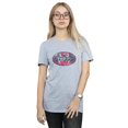thumbnail image 2 of DC Comics T-Shirt Boyfriend en Coton Rouge Logo Japonais Batman pour Femmes, 2 of 3