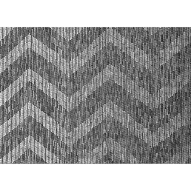 Ahgly Tapis Rectangulaire Lavable en Machine Intérieur Transitionnel Gris Foncé, 3 Pieds x 5 Pieds