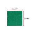 thumbnail image 3 of INSPIRE CHIC Men's Pocket Square Solid Color Handkerchiefs Self-folded For Wedding Party Dark Green One Size, 3 of 4