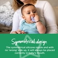 thumbnail image 3 of Tommee Tippee Ultra-Light Silicone Pacifier, Symmetrical One-Piece Design, BPA-Free Silicone Binkies, 18-36m, 4 Count, 3 of 5