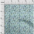 thumbnail image 2 of oneOone Polyester Spandex Light Blue Fabric Asian Suzani Craft Projects Decor Fabric Printed By The Yard 56 Inch Wide, 2 of 5