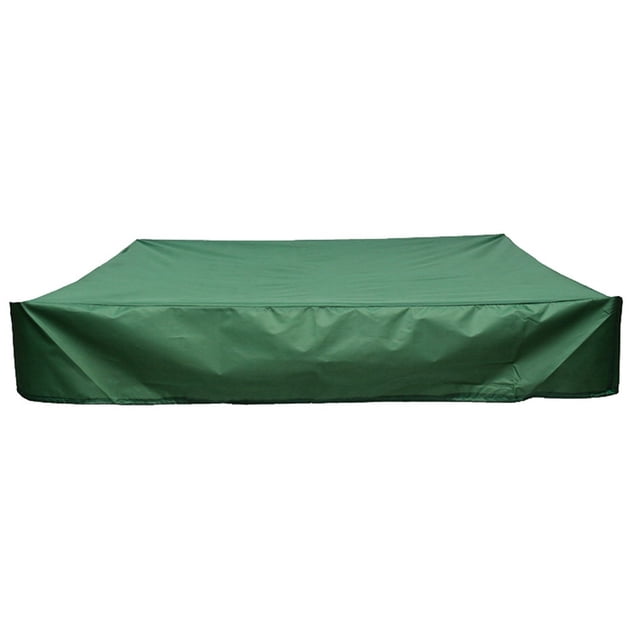 Sandbox Cover Waterproof Sandbox Cover with Drawstring Waterproof Dustproof Protection Green