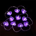 thumbnail image 1 of TIMIFIS Valentine Day Decor 65 In 10 LEDs Heart Lights String Lights Battery Operated with Remote Valentines Decorations for The Home Kids Bedroom Christmas Mother's Day(Red White) Gifts, 1 of 5