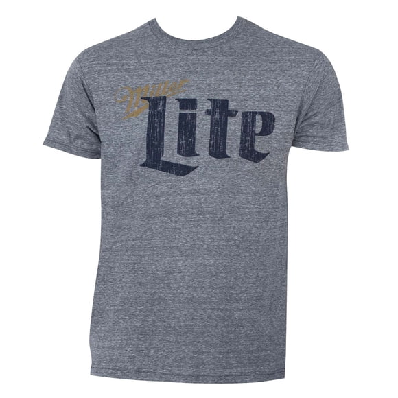 Miller Lite T-Shirt Gris Chiné pour Homme - Moyen