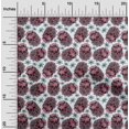 thumbnail image 2 of oneOone Velvet White Fabric Skull Sewing Craft Projects Fabric Prints By Yard 58 Inch Wide-aB, 2 of 4
