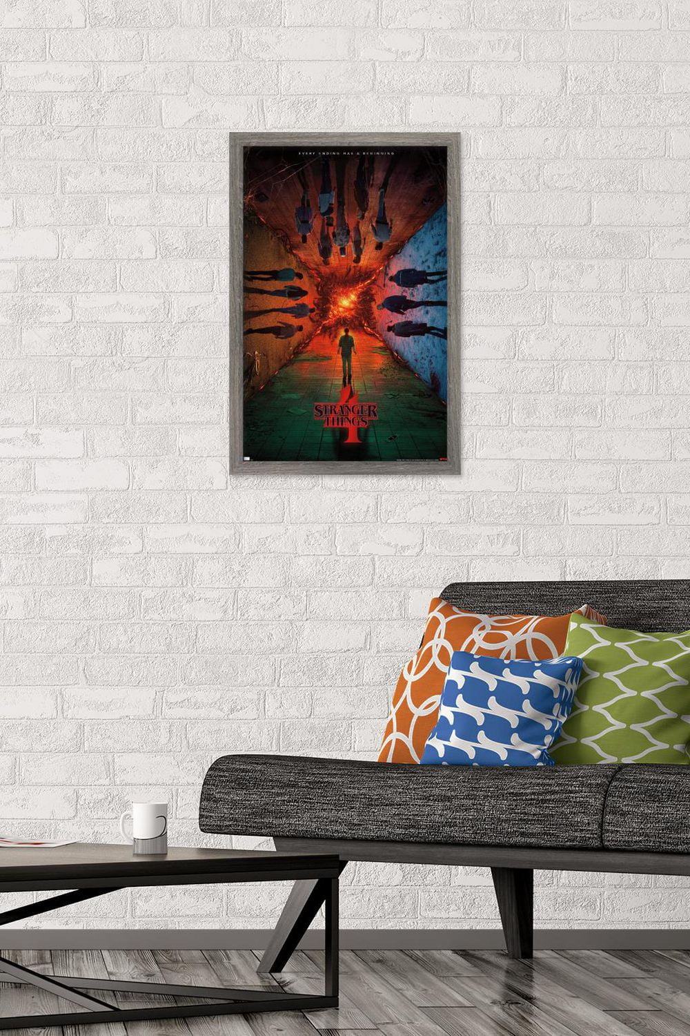 Netflix Stranger Things: Season 4 - Group Teaser One Sheet Wall Poster, 22.375" x 34"