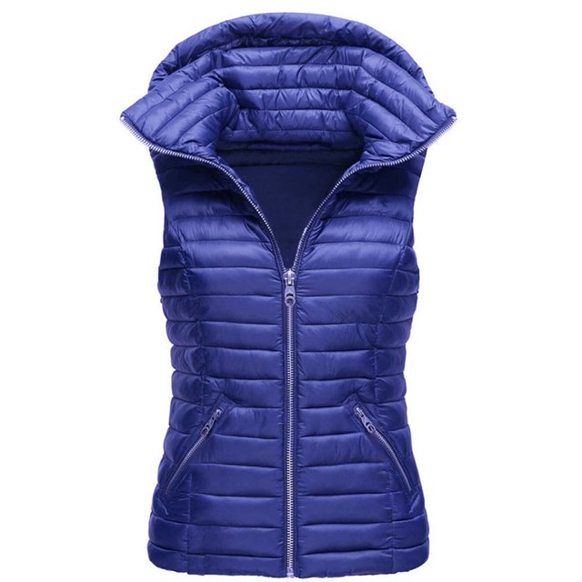 MAWCLOS Cardigan Léger pour Femmes Gilet d'Hiver Chaud Couleur Unie Bleu Foncé L