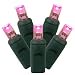 thumbnail image 3 of Vickerman X6G6510PBG Guirlande Lumineuse LED Fil Vert Connectant des Espacements de 6 Pouces 25 Pieds de Long avec Lumières Roses, 3 of 3