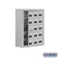thumbnail image 1 of SalsburyIndustries 19158-15ASC Cell Phone Storage Locker With Front Access Panel - 5 Door High Unit, Aluminum, 1 of 1