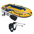 thumbnail image 1 of Intex Challenger Ensemble Radeau et Aviron pour 2 Personnes, Bateau 3, Gonflable, avec Trousse de Montage de Moteur, 1 of 8
