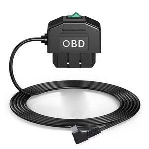 Dash Cam OBD Kit fil dur, caméra Dash USB Type C Kit de fils rigides avec OBD Câble d'alimentation pour Dashcam 12-24V à 5V/3A